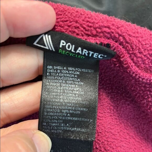 THE NORTH FACE Size Small Berry Fleece Denali Full Zip Jacket Mixed Media - Picture 9 of 10